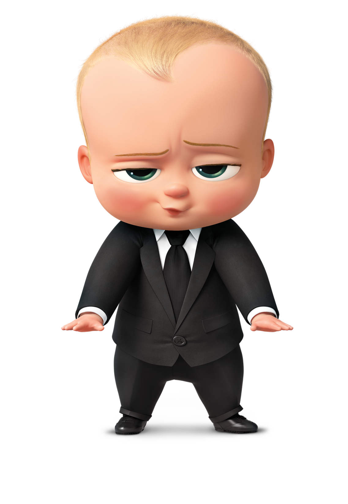 animated character, business baby, cartoon figure, suit and tie, The Boss Baby PNG