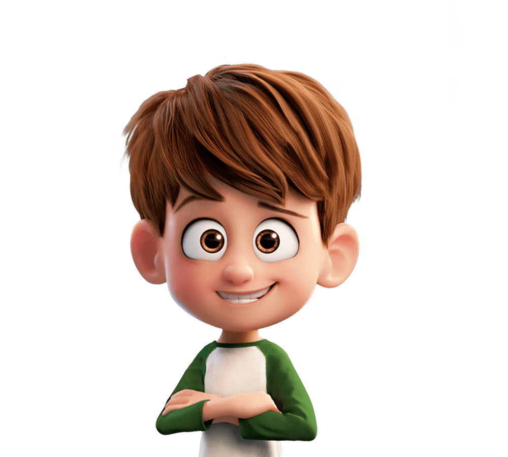 cartoon boy, animated character, cheerful expression, youthful appearance, The Boss Baby PNG