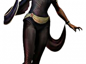 fantasy character, dark attire, mystical woman, vibrant costume, X-Men PNG