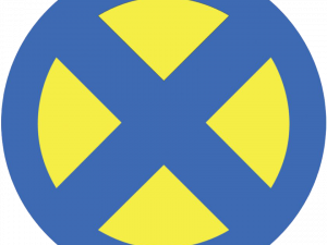 X-Men logo, superhero emblem, comic book symbol, Marvel franchise, X-Men PNG