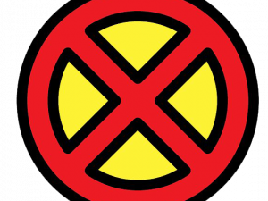 prohibition symbol, warning sign, no entry icon, restricted access marker, X-Men PNG