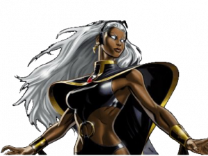 superhero character, comic book hero, fantasy illustration, powerful female figure, X-Men PNG