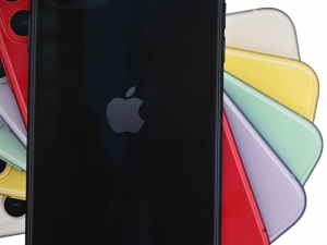 Apple smartphone, iPhone models, colorful phone cases, mobile technology, Apple iPhone 12 PNG