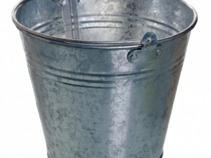 Metal Bucket PNG Image