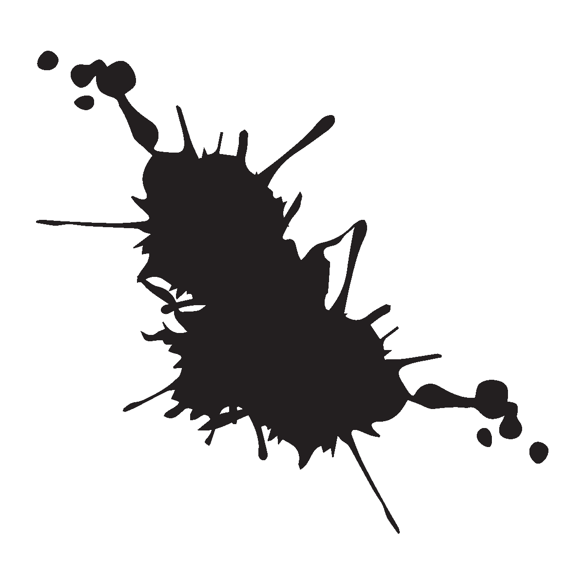 ink splatter, paint splash, artistic stain, creative texture, Stain PNG