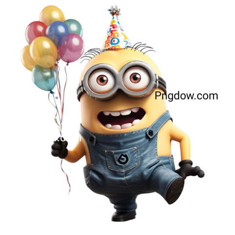 minions png, happy birthday