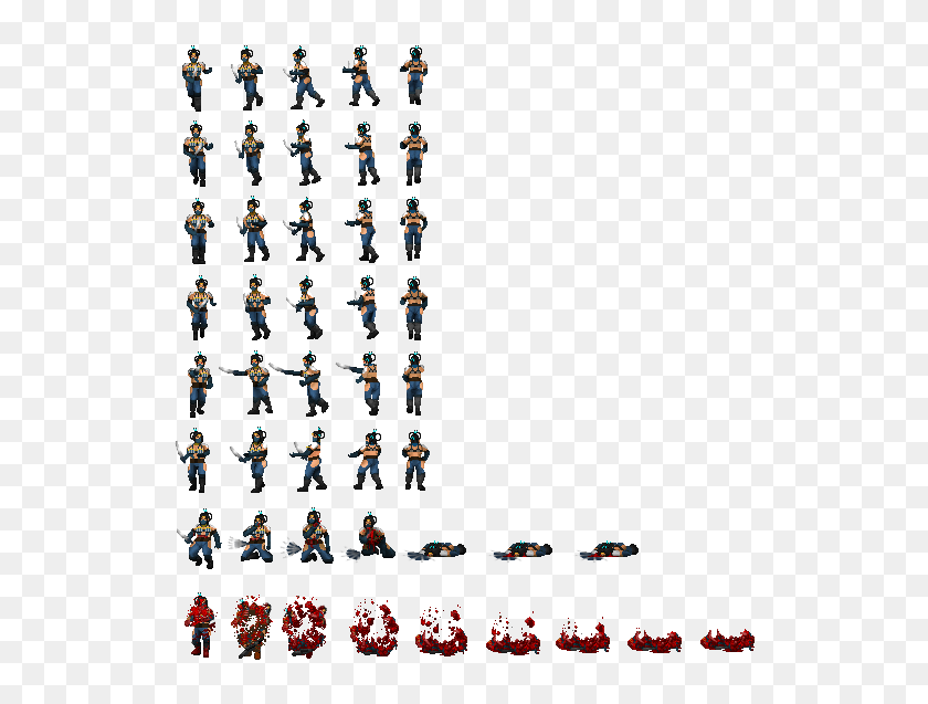 Doom Guy Sprite Sheet