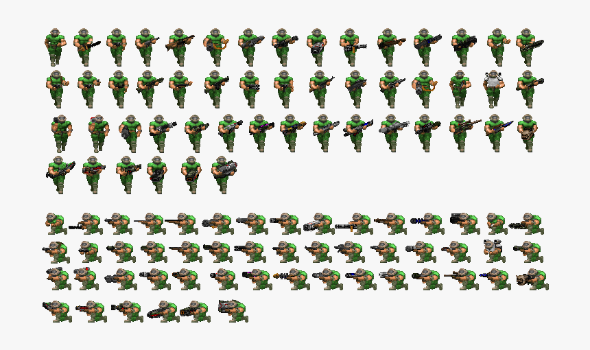 Doom Guy Sprites Hd Png Download Transparent Png Image Pngitem | Sexiz Pix