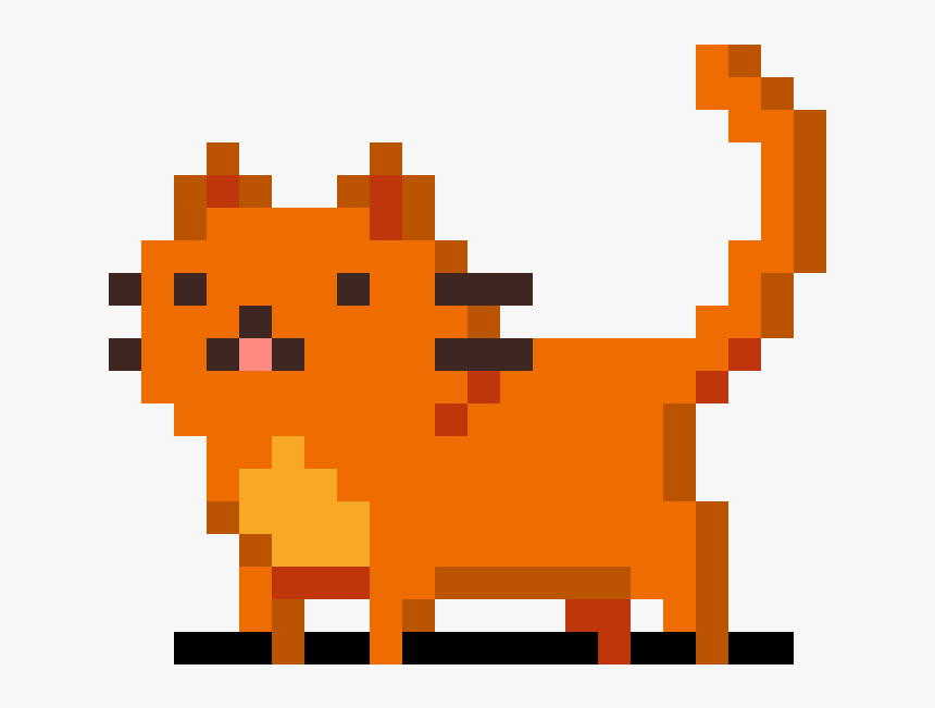 Pop Cat Meme Pixel Art