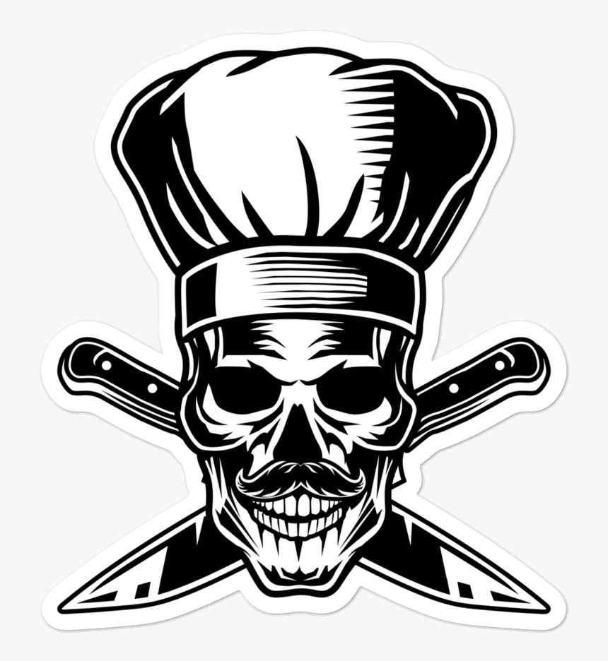 Chef Skull And Crossbones Tattoo