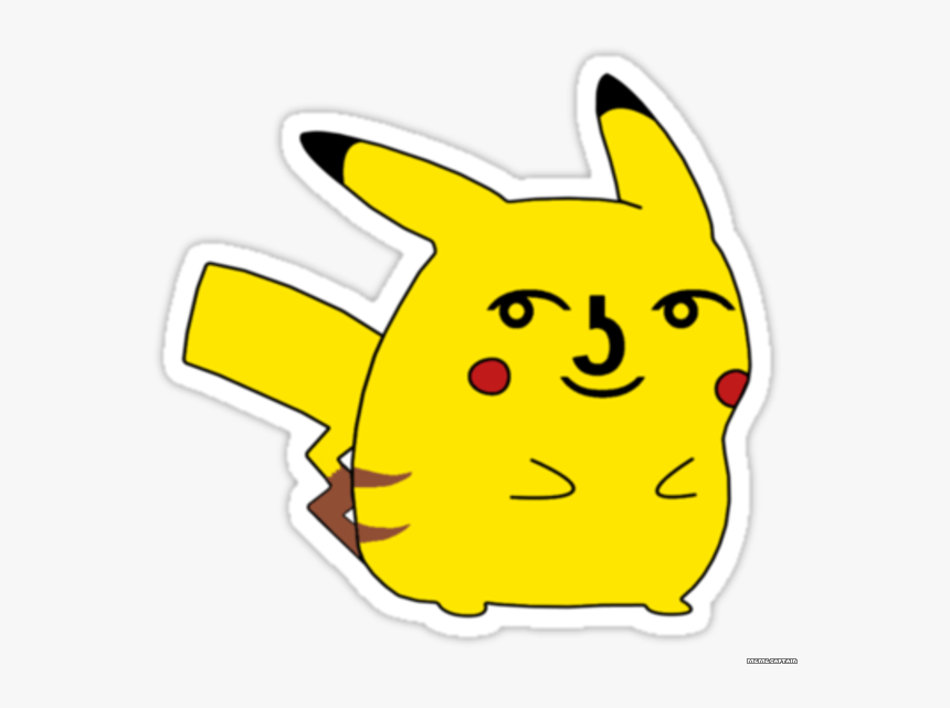 Pikachu With Lenny Face, HD Png Download , Transparent Png Image - PNGitem