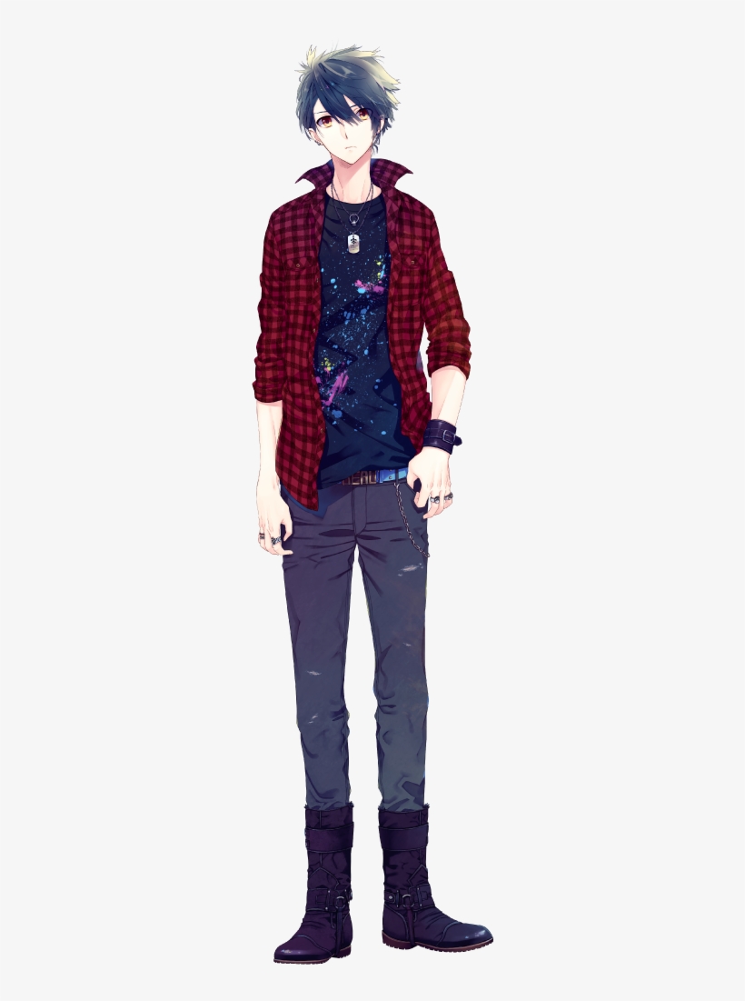 Full Body Anime Boy Character