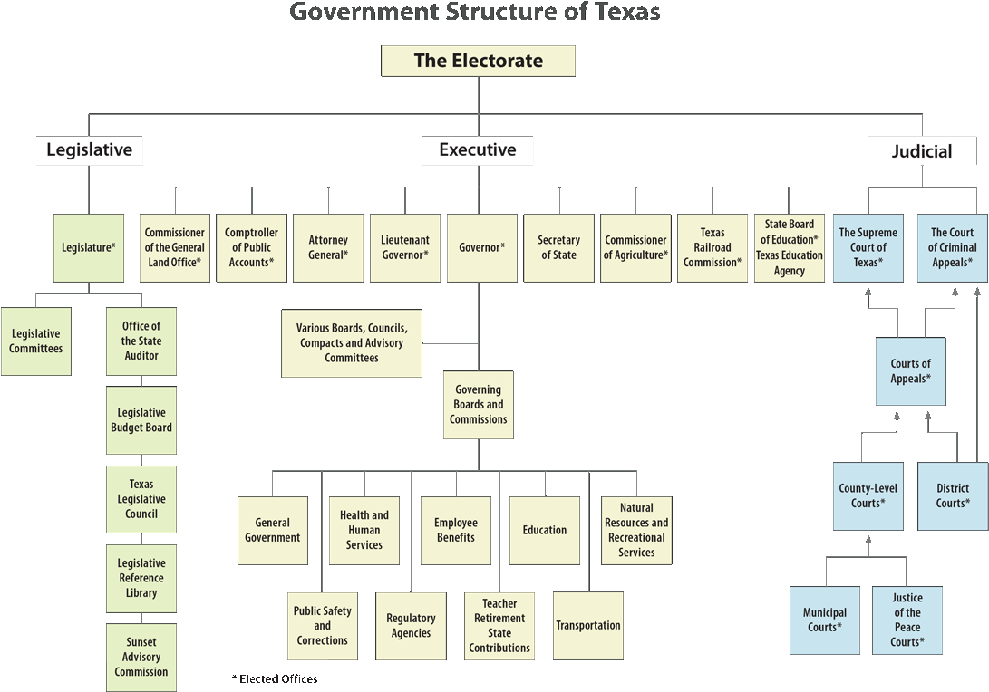 Texas DSHS Organizational Chart