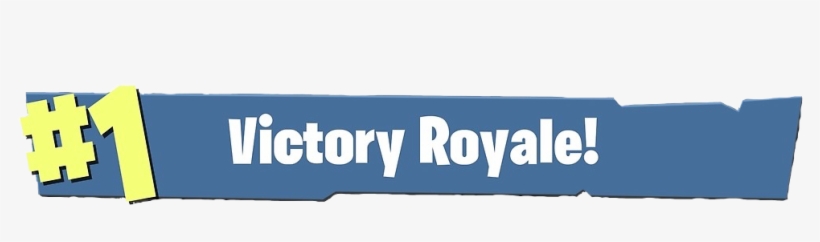 Fortnite Victory Royale Png Electric Blue 995x246 Png Download Pngkit