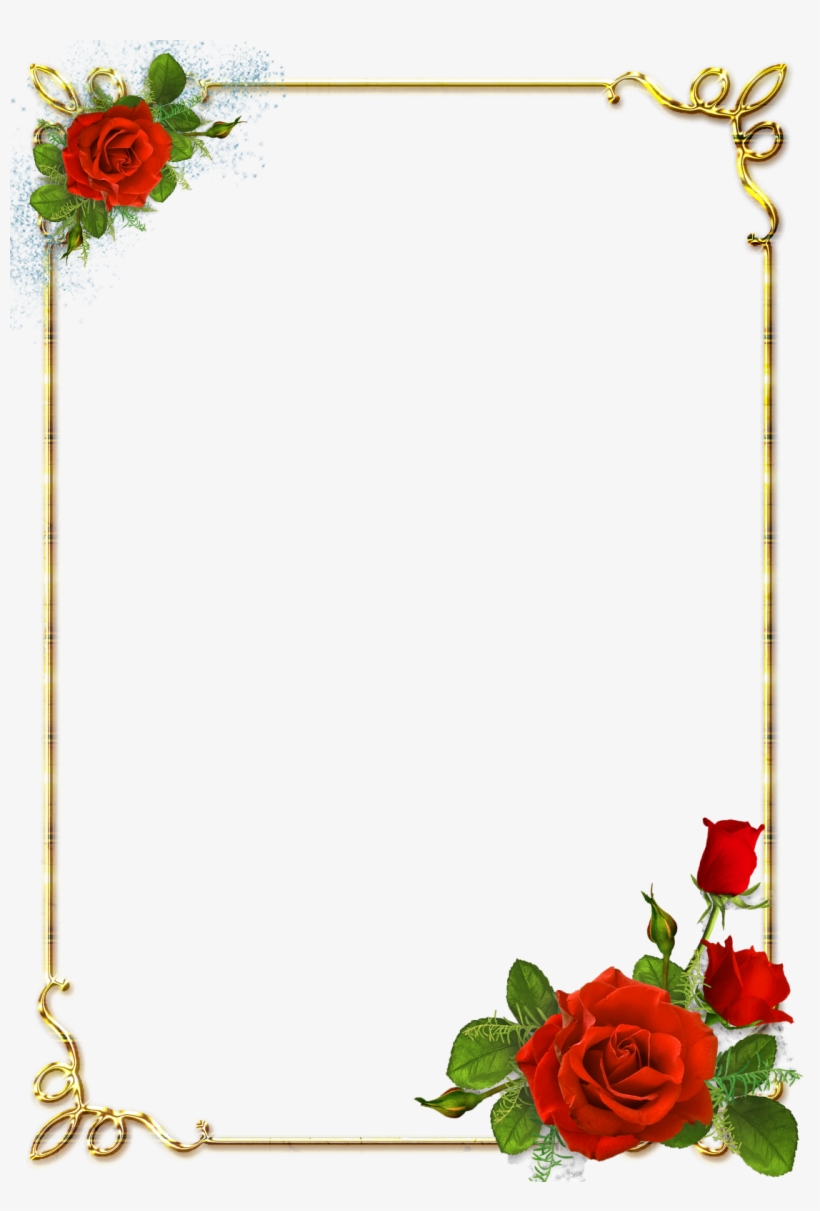 Page Borders Design, Border Design, Frames Png, Overlays, - Flower ...