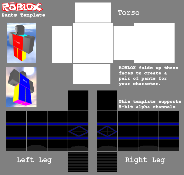 Roblox Shirt Template Pants