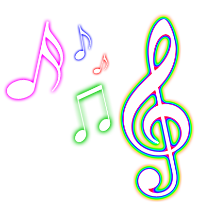 Colored Music Notes, Musical, Note Patterns Free PNG