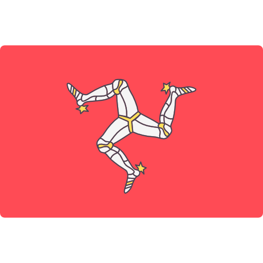 Isle Of Man Flag, National, Symbolic Emblem PNG Image