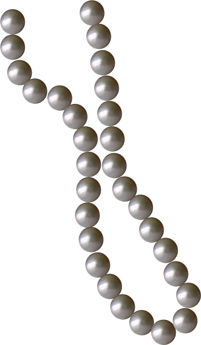 Pearls Clear Layer, Elegant Beads, Shiny Orbs Free PNG