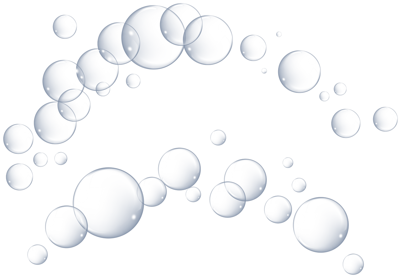 Bubbles Clear, Bubble Shapes, Air Free PNG