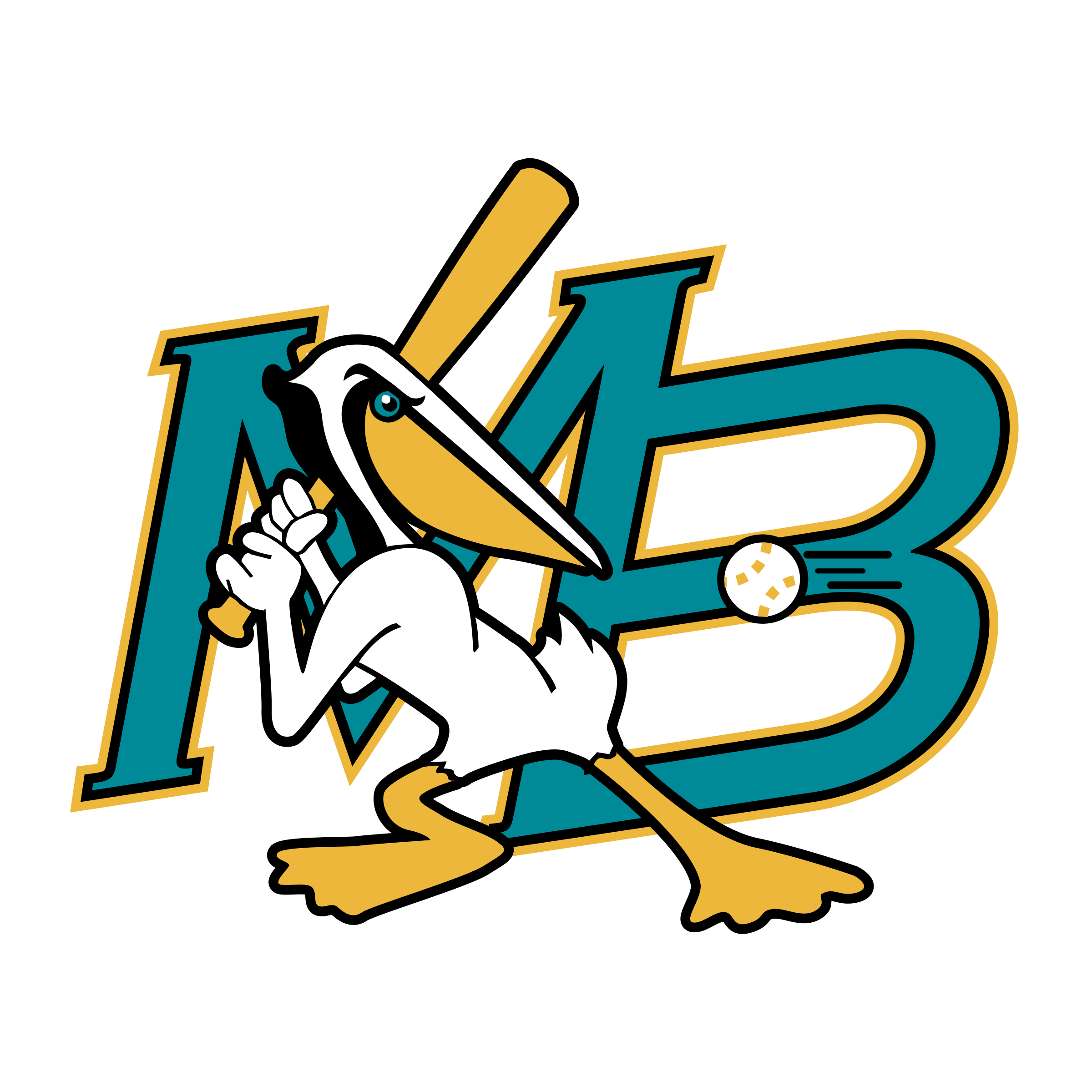 Myrtle Beach Pelicans Logo, Emblem, Symbol Free PNG