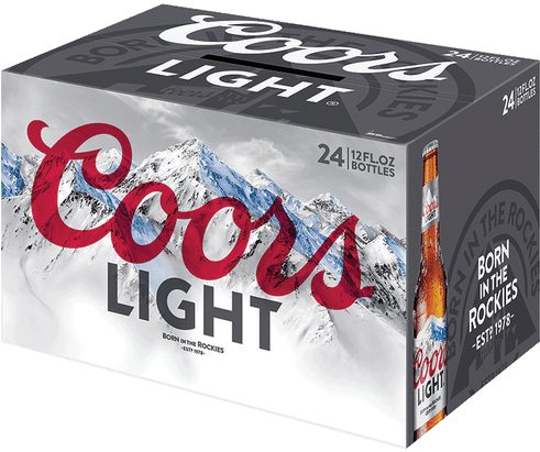 Coors Light Bottle, Beverage Container, Beer Brand Transparent PNG