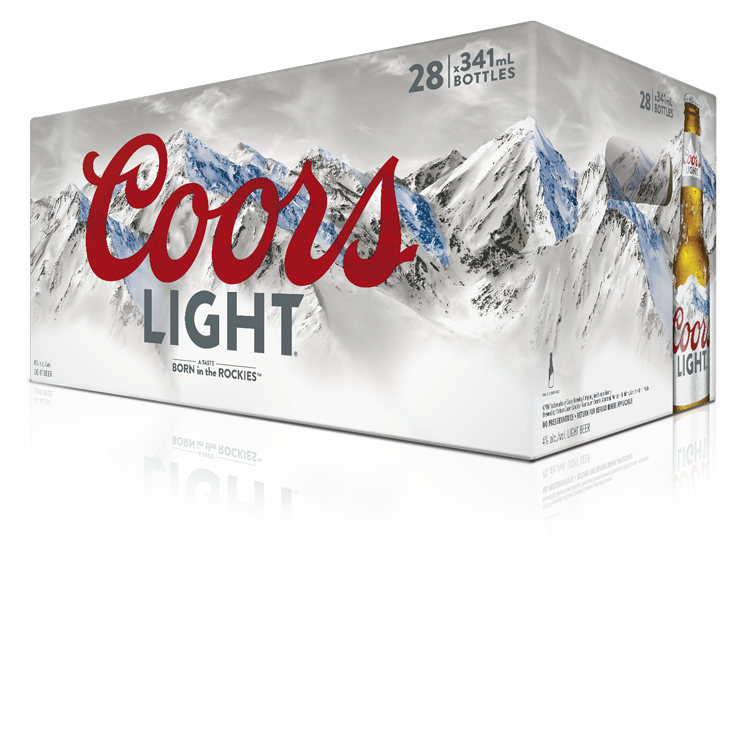 Coors Light Bottle, Beer PNG