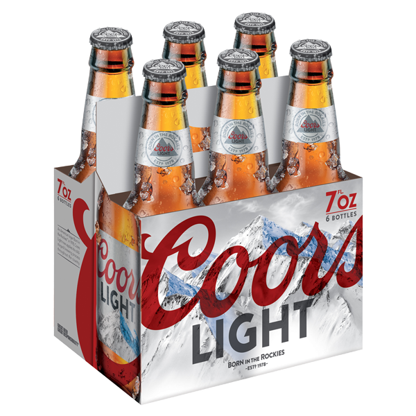 Coors Light Bottle, Beverage Container, Alcoholic Drink PNG