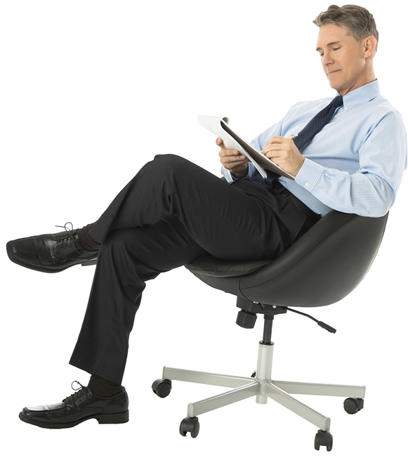 Businessman, Sitting, Professional Free PNG