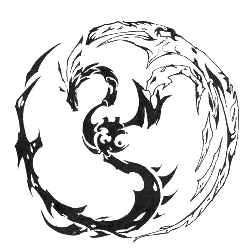 Circle Dragon Art, Image, Round Shape PNG