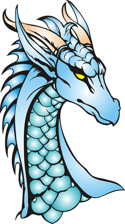 Dragon Vector, Outline, Silhouette PNG Image