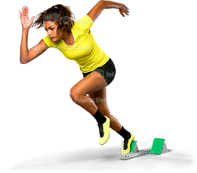 Running Woman, Active Female, Sporty Lady PNG