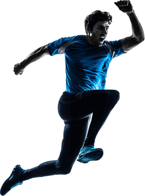 Running Man, Athlete, Action PNG