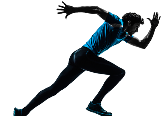 Running Man Clip, Athlete Motion, Fitness Icon PNG Image