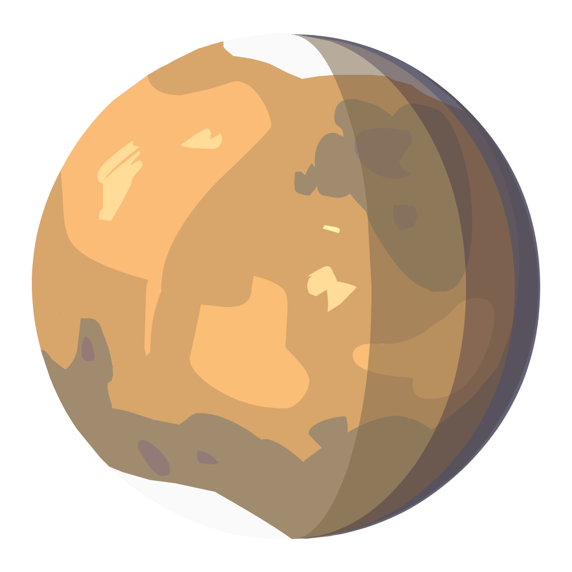 Mars Surface, Planet Texture, Celestial Scene Transparent