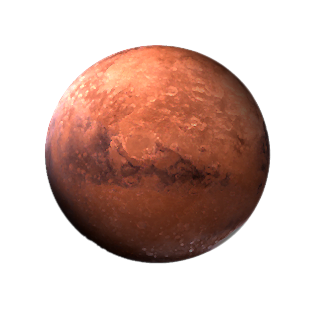 Mars Space Art, Cosmic Landscape, Planetary Scene Transparent