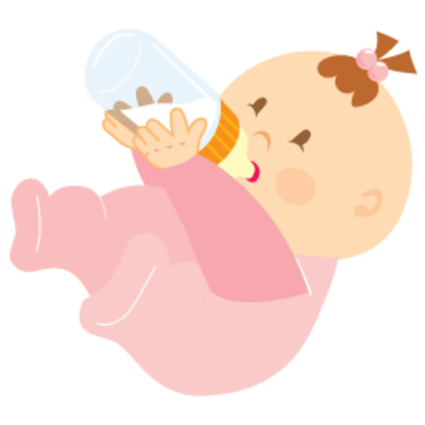 Baby Girl Vector, Cute Graphic, Adorable Art Free PNG