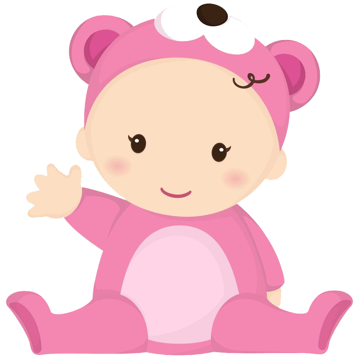 Baby Girl Vector, Cute, Art Transparent