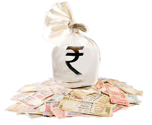 Bag of Money, Rupee Symbol, Currency Wealth Free PNG