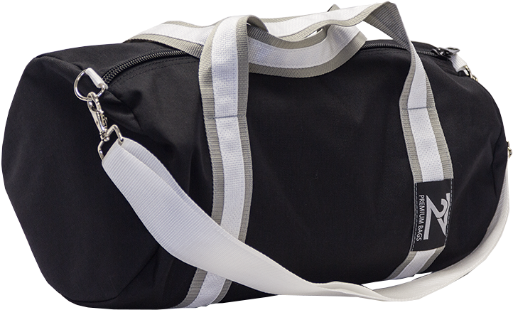 Black Duffel Bag, Travel Luggage, Sports Gear Free PNG