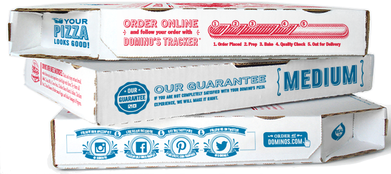 Dominos Pizza Box, Packaging, Food Container Transparent PNG