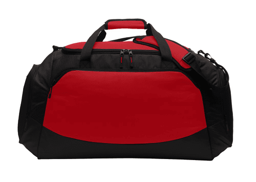 Red Duffel Bag, High Resolution, Digital Asset Transparent PNG