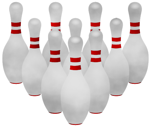 Bowling Pin, Sports Equipment, Game Accessories PNG Image