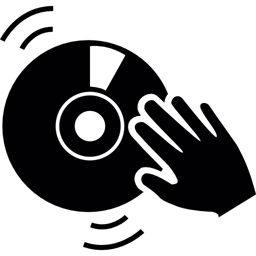 DJ Icon Visuals, Symbols, Elements PNG Image