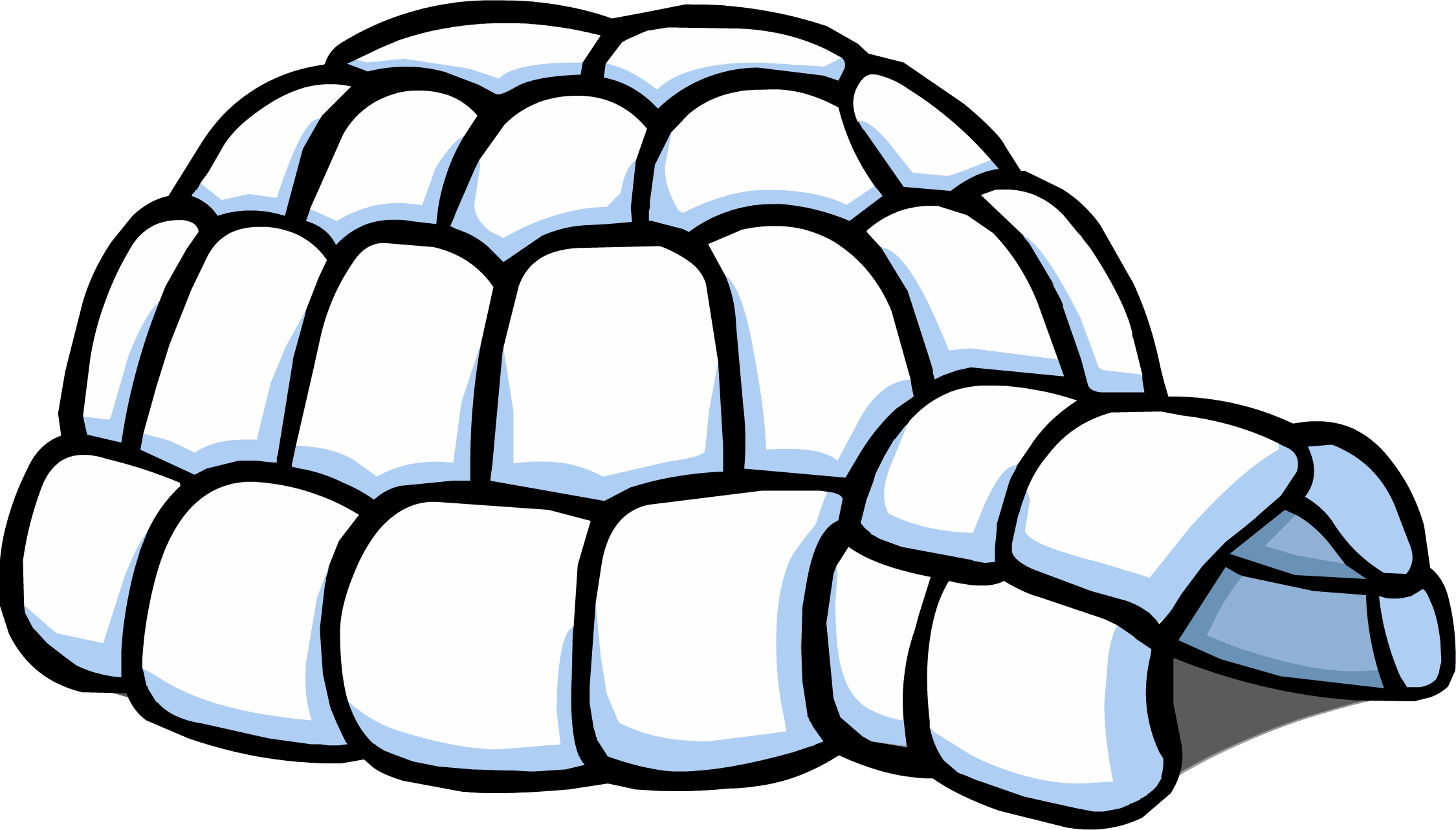 Igloo Vector Clipart, Art, Image Free PNG