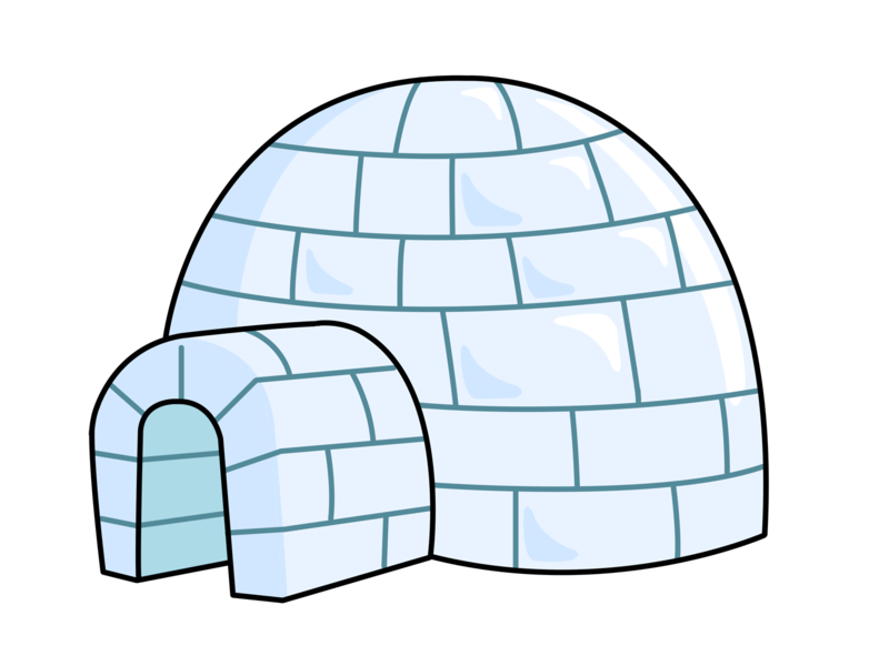 Igloo Vector Art, Graphics, Image PNG Image