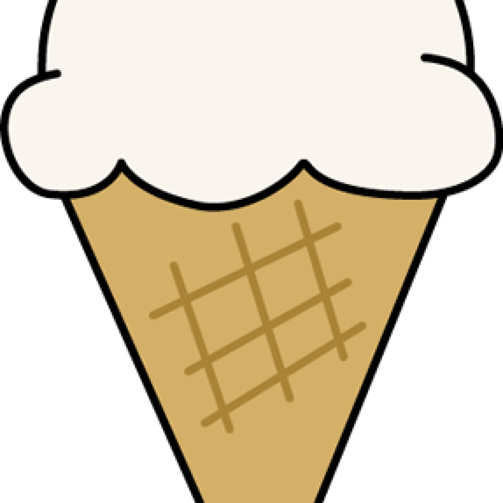 Vanilla Ice Cream, Cone Dessert, Sweet Treat PNG