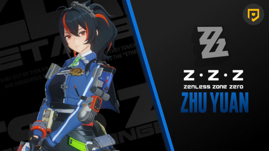 a custom image showing Zenless Zone Zero Zhu Yuan readying her gun