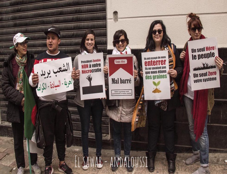 Les manifestants appellent toujours à la démission d’Abdelkader Bensalah, chef de l’État par intérim (C) Andaloussi Mohamed