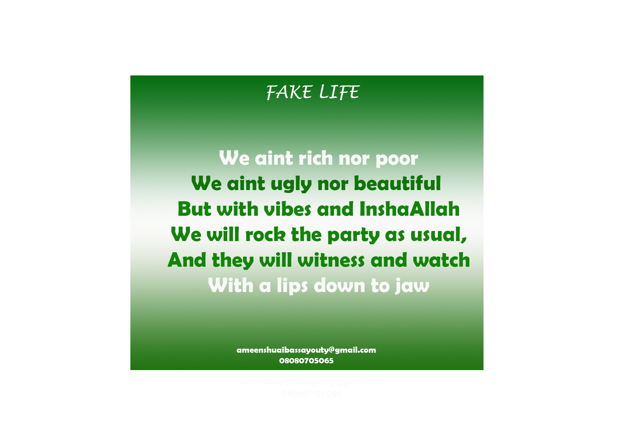 Fake Life